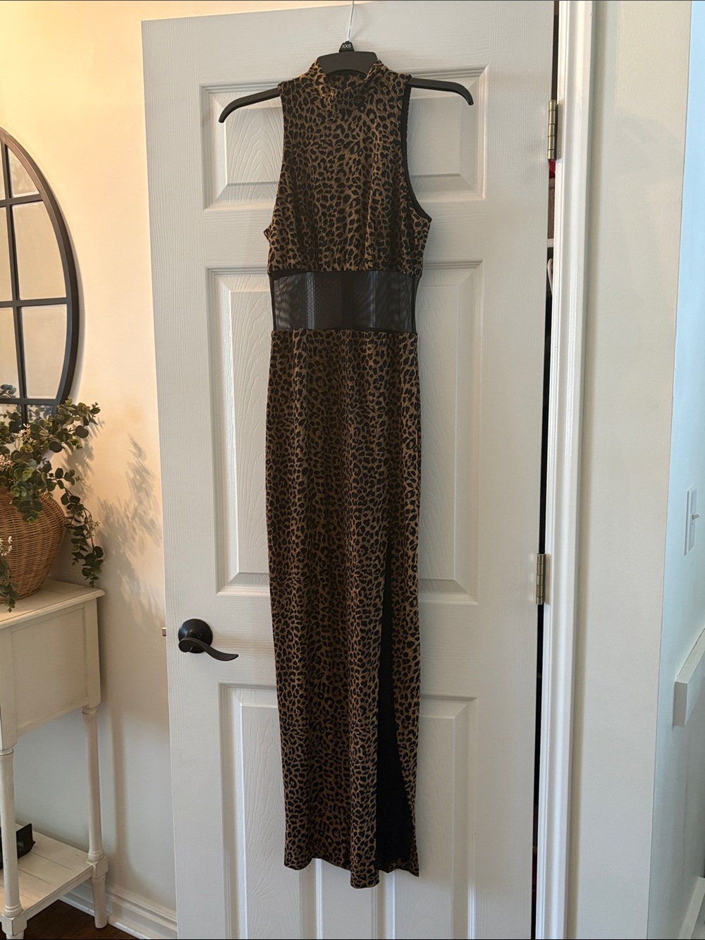 Vintage Cache Leopard Maxi Dress